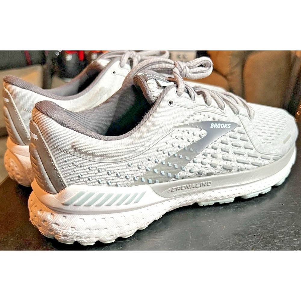 Brooks Adrenaline GTS 21 Running Shoes Gray/Ice Blue Women's Size 9B - Picture 9 of 11